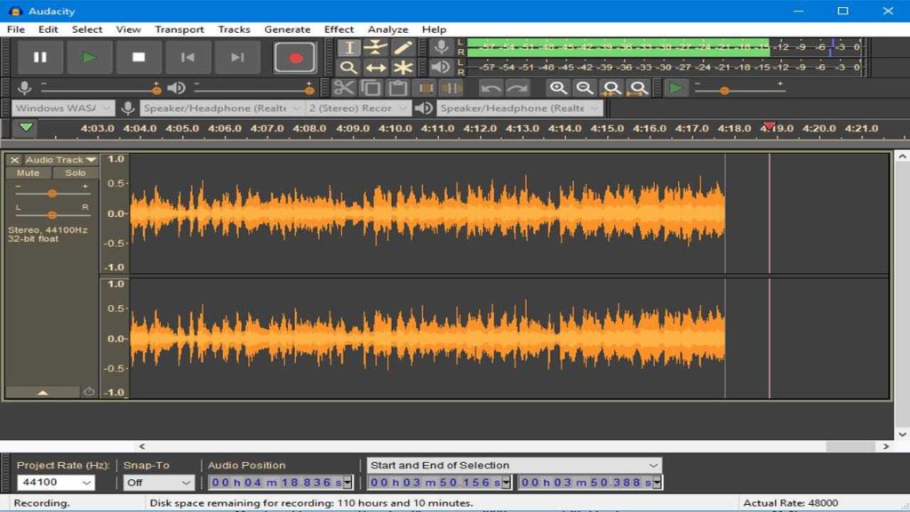 Audacity edit audio gratis