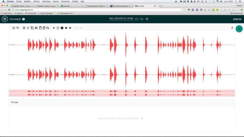 Hya-Wave online edit audio gratis