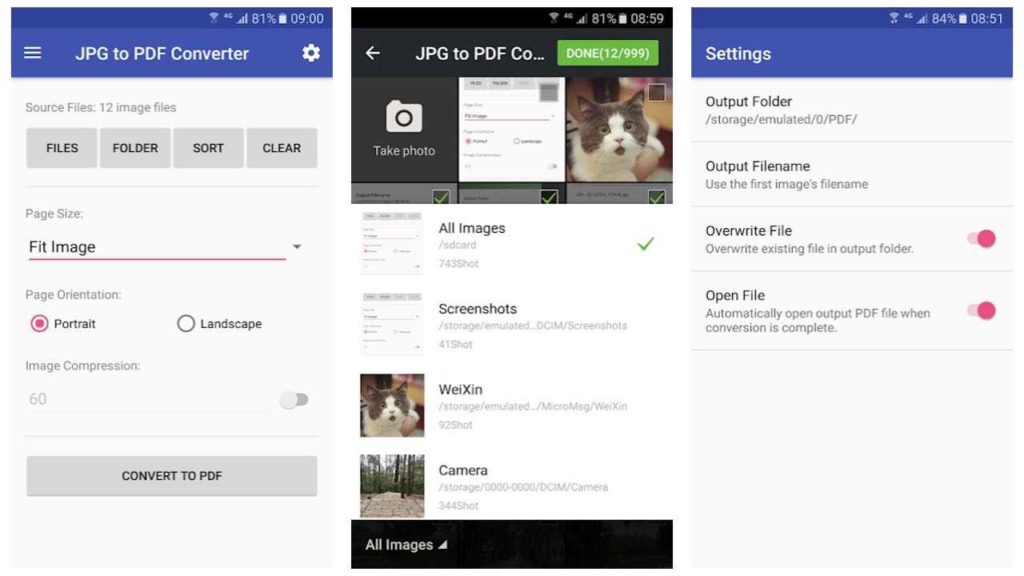 JPG to PDF Converter for Android