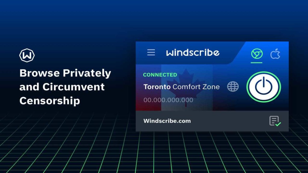 Aplikasi VPN Windscribe