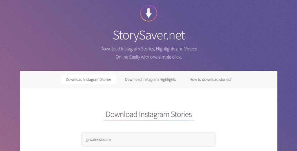 download story dengan StorySaver.net